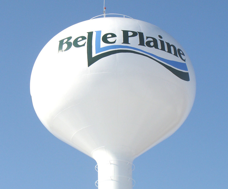 belle plaine mn water tower